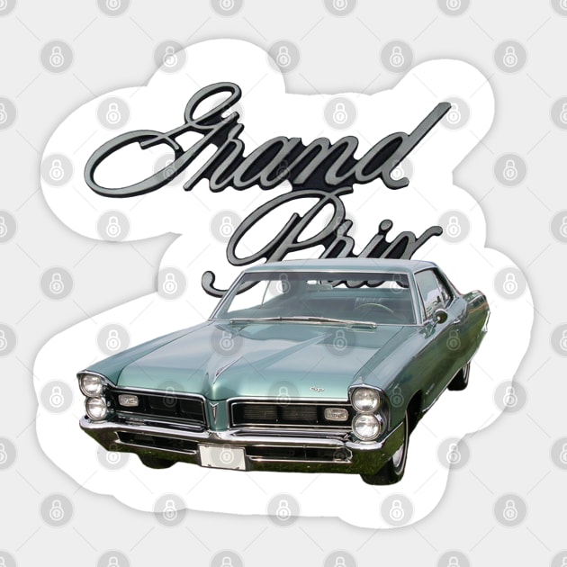 1965 Pontiac Grand Prix Sticker by Permages LLC